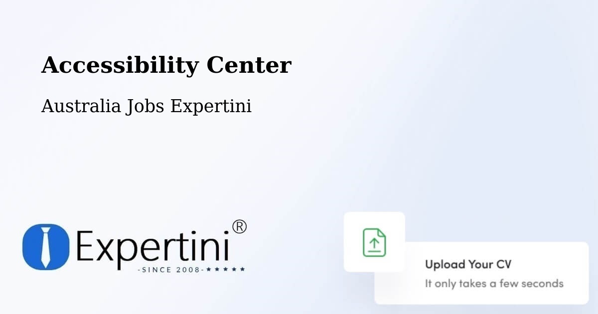 Accessibility Center - Australia Jobs Expertini